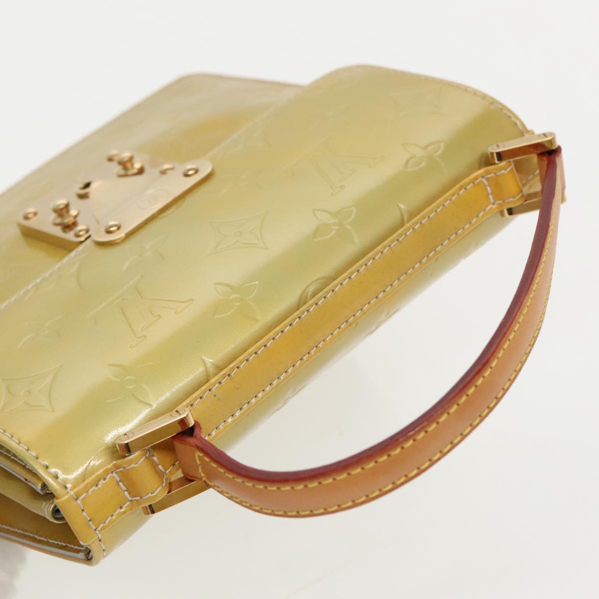Lockit MM Handbag Lime Patent Leather