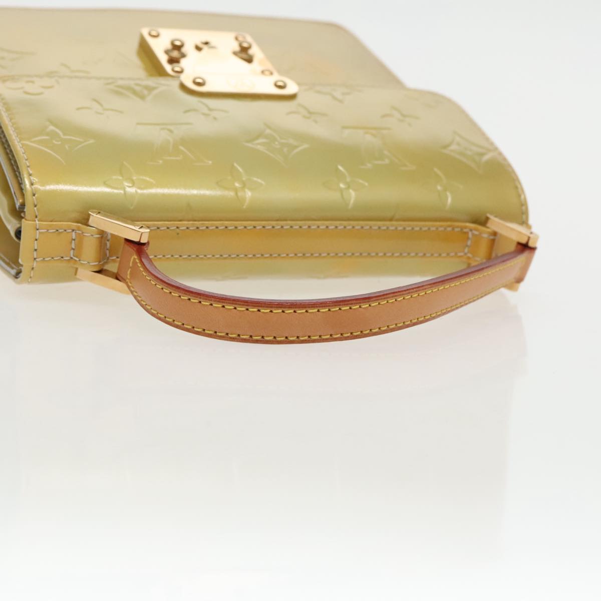 Lockit MM Handbag Lime Patent Leather