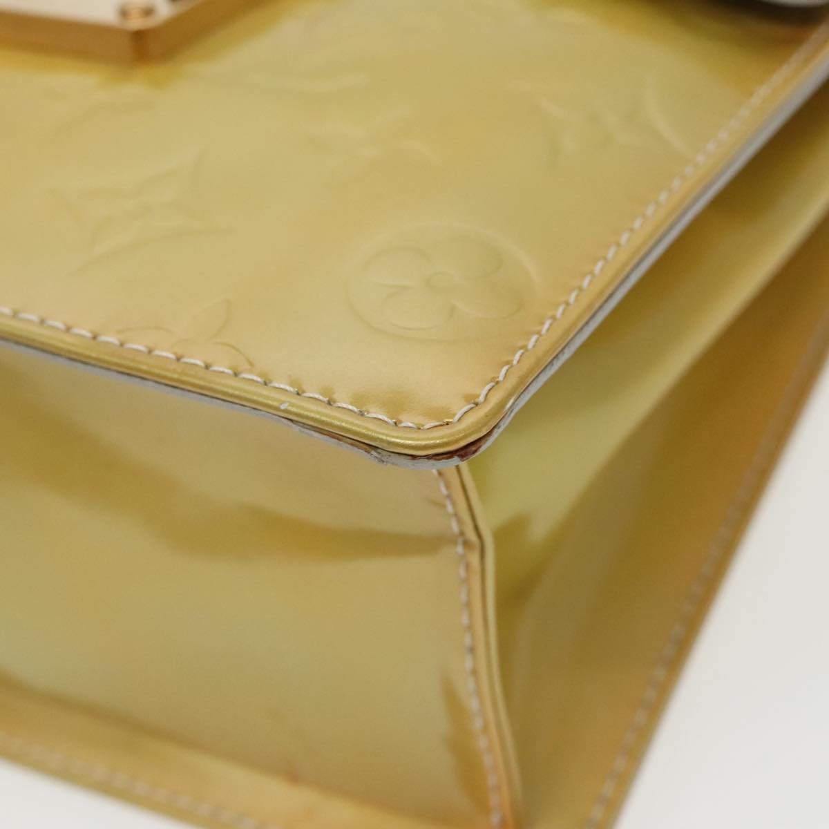 Lockit MM Handbag Lime Patent Leather