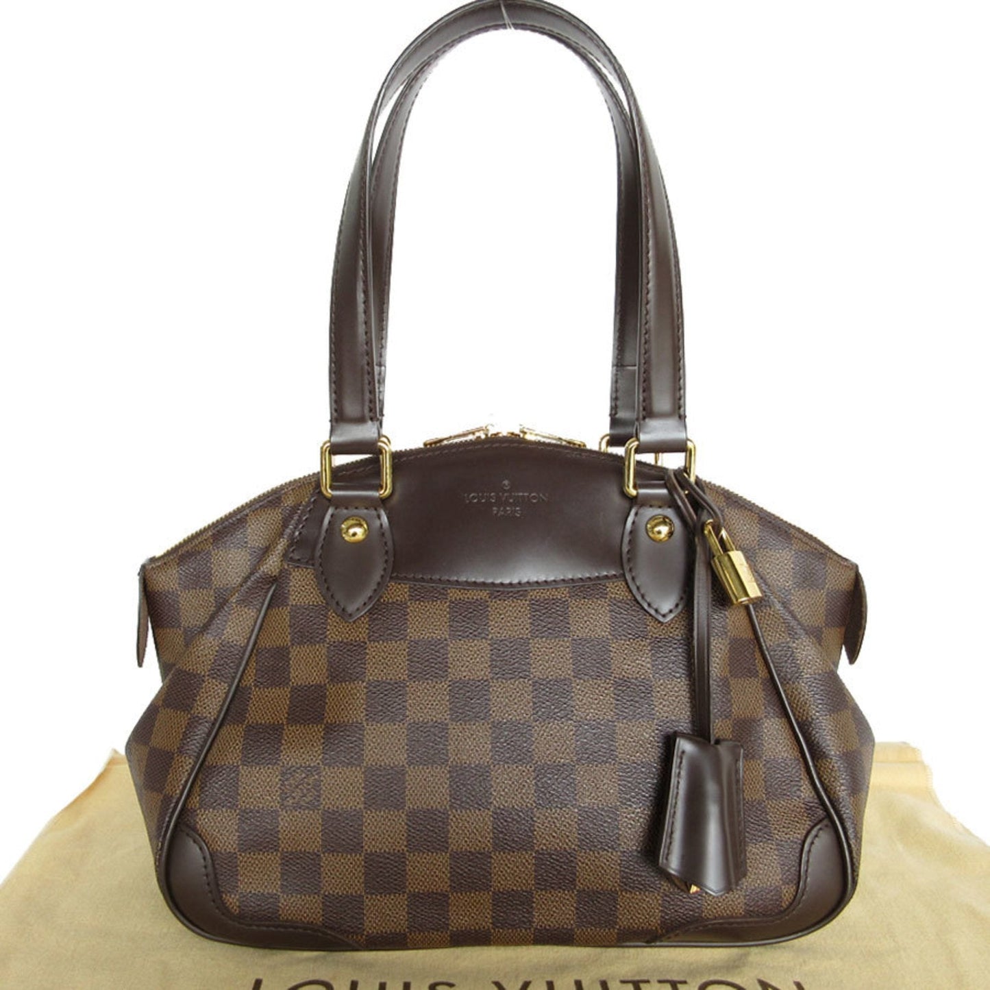 Lockme Cabas Damier Ebene Handbag