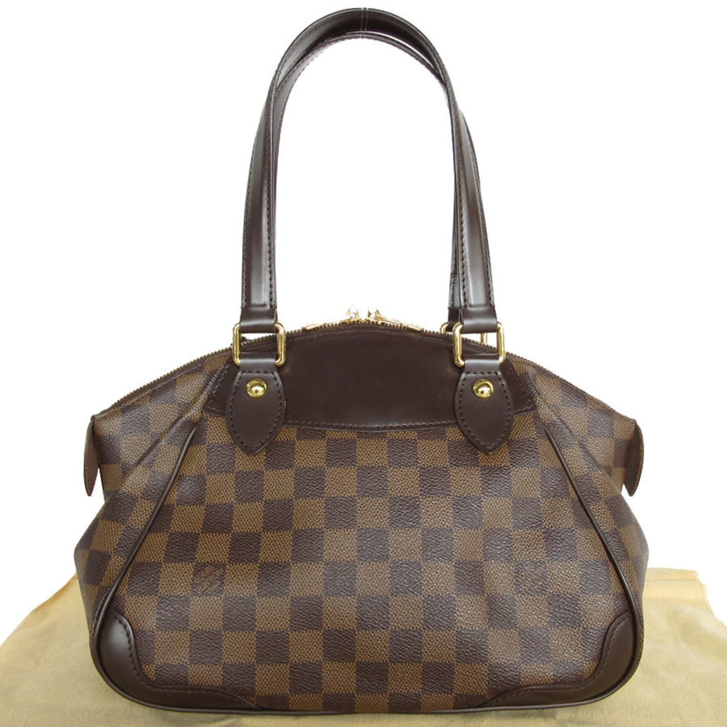 Lockme Cabas Damier Ebene Handbag
