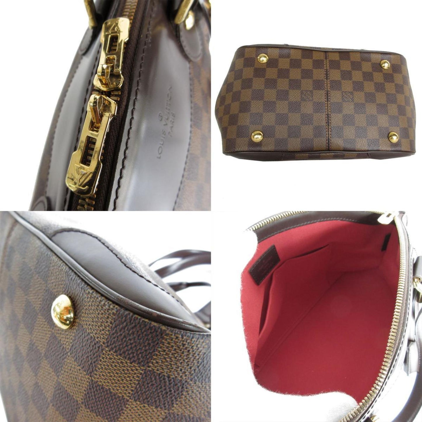 Lockme Cabas Damier Ebene Handbag