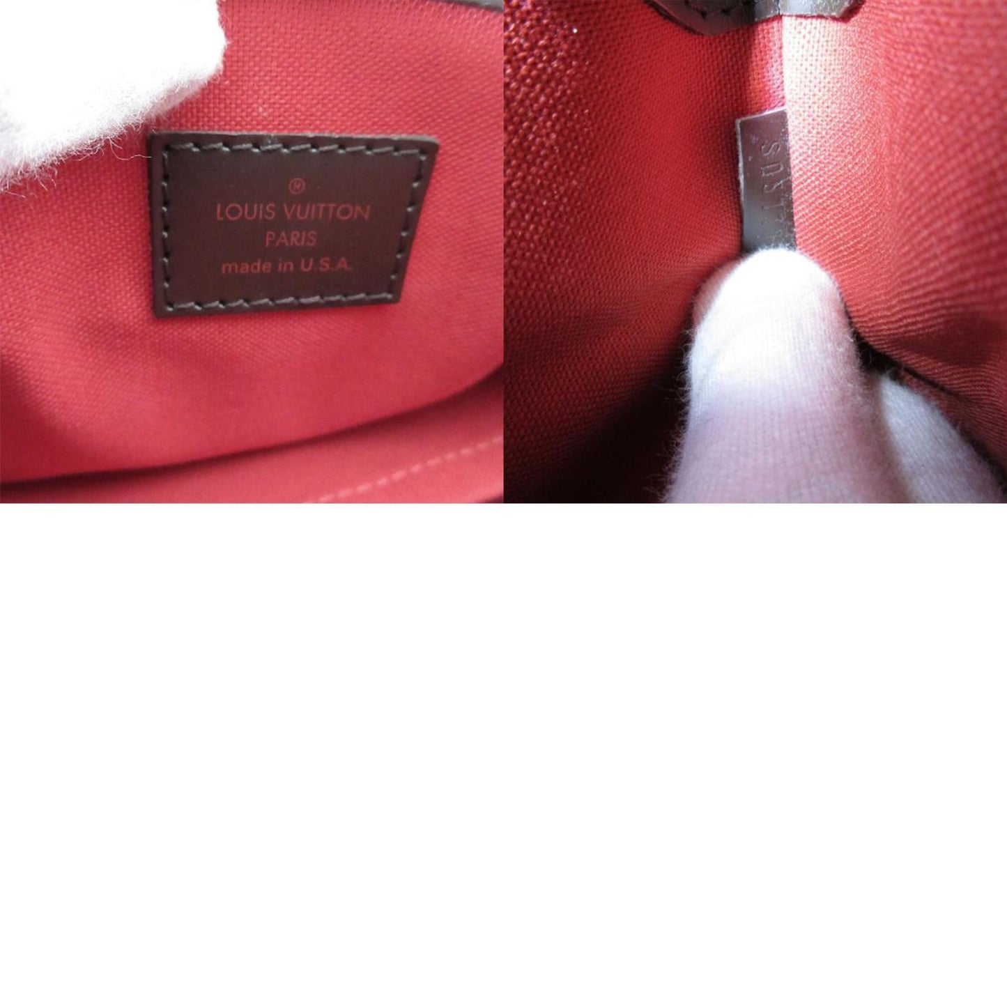 Lockme Cabas Damier Ebene Handbag
