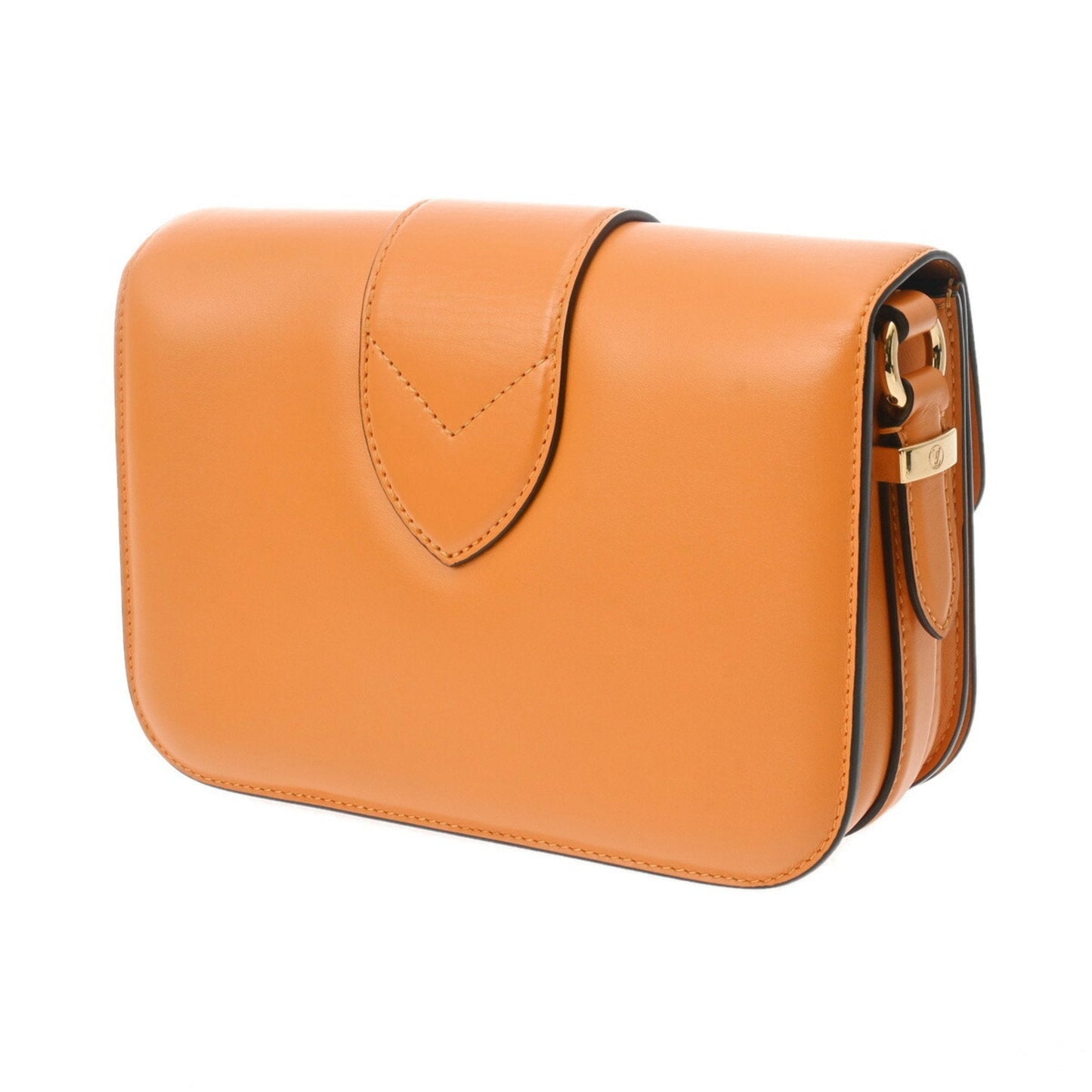 Leather Handbag with Dust Bag and Metal Fittings