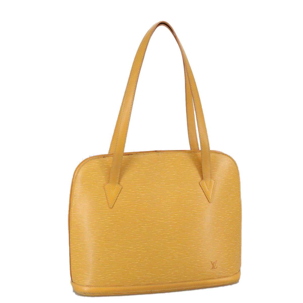 Epi Alma Yellow Leather Shoulder Bag