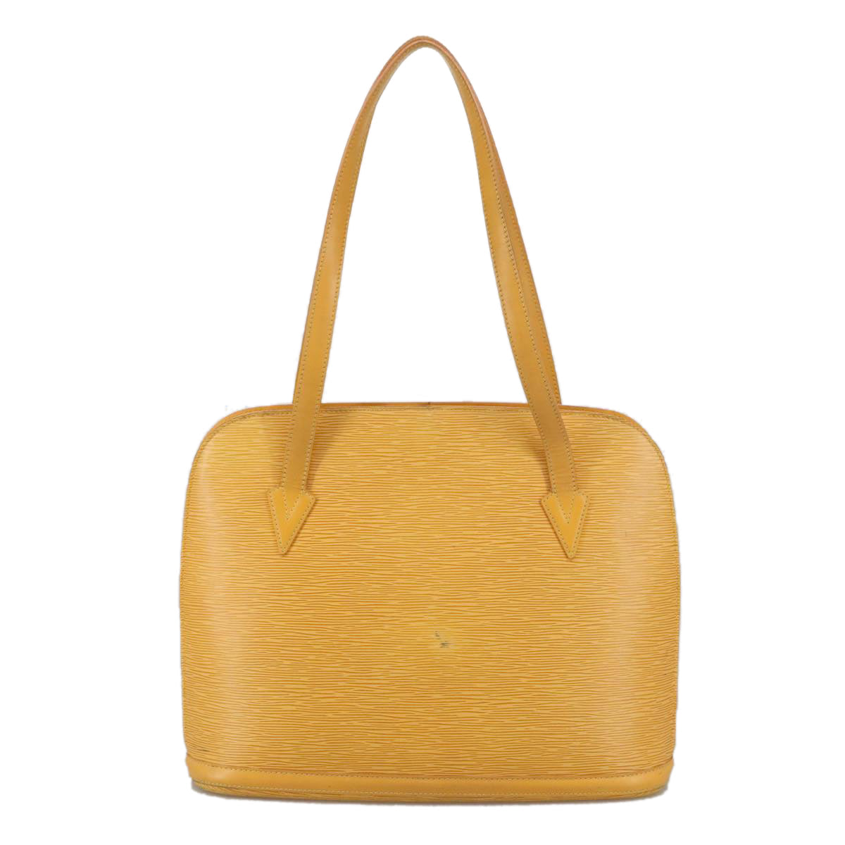 Epi Alma Yellow Leather Shoulder Bag