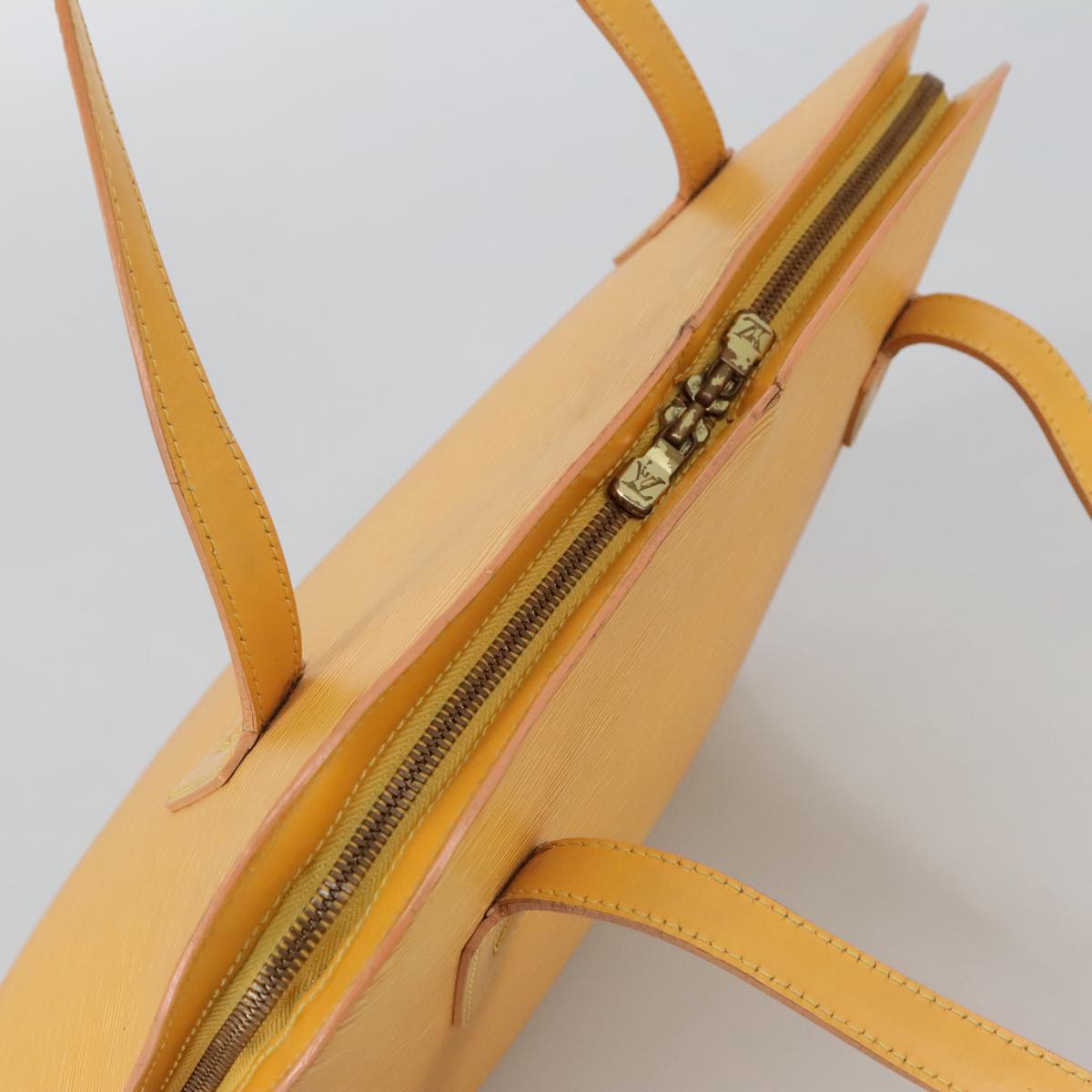 Epi Alma Yellow Leather Shoulder Bag