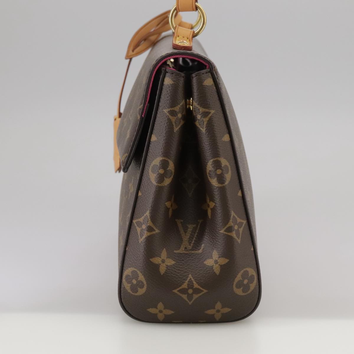 Canvas Cluny Handbag with Dust Bag and Shoulder Strap