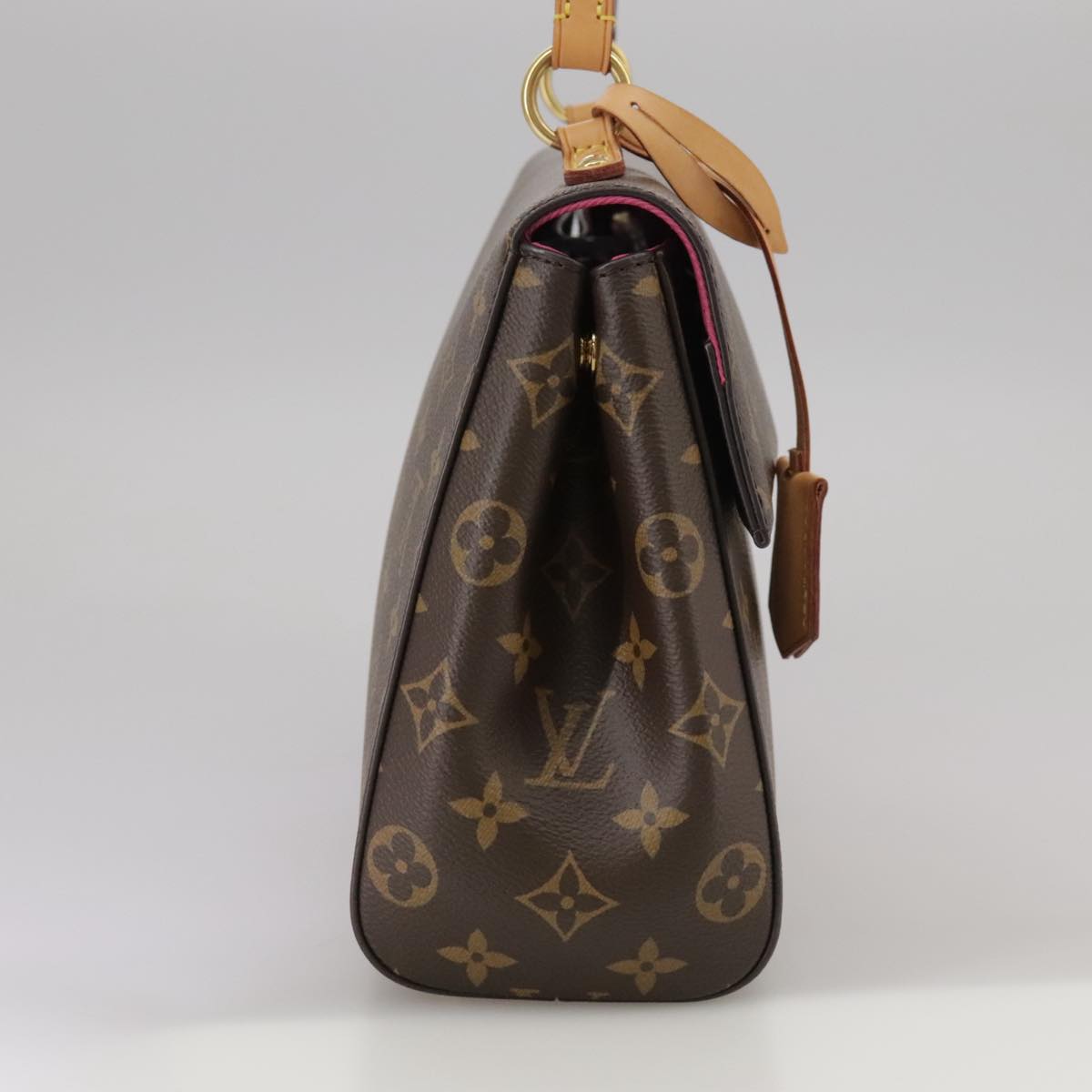 Canvas Cluny Handbag with Dust Bag and Shoulder Strap