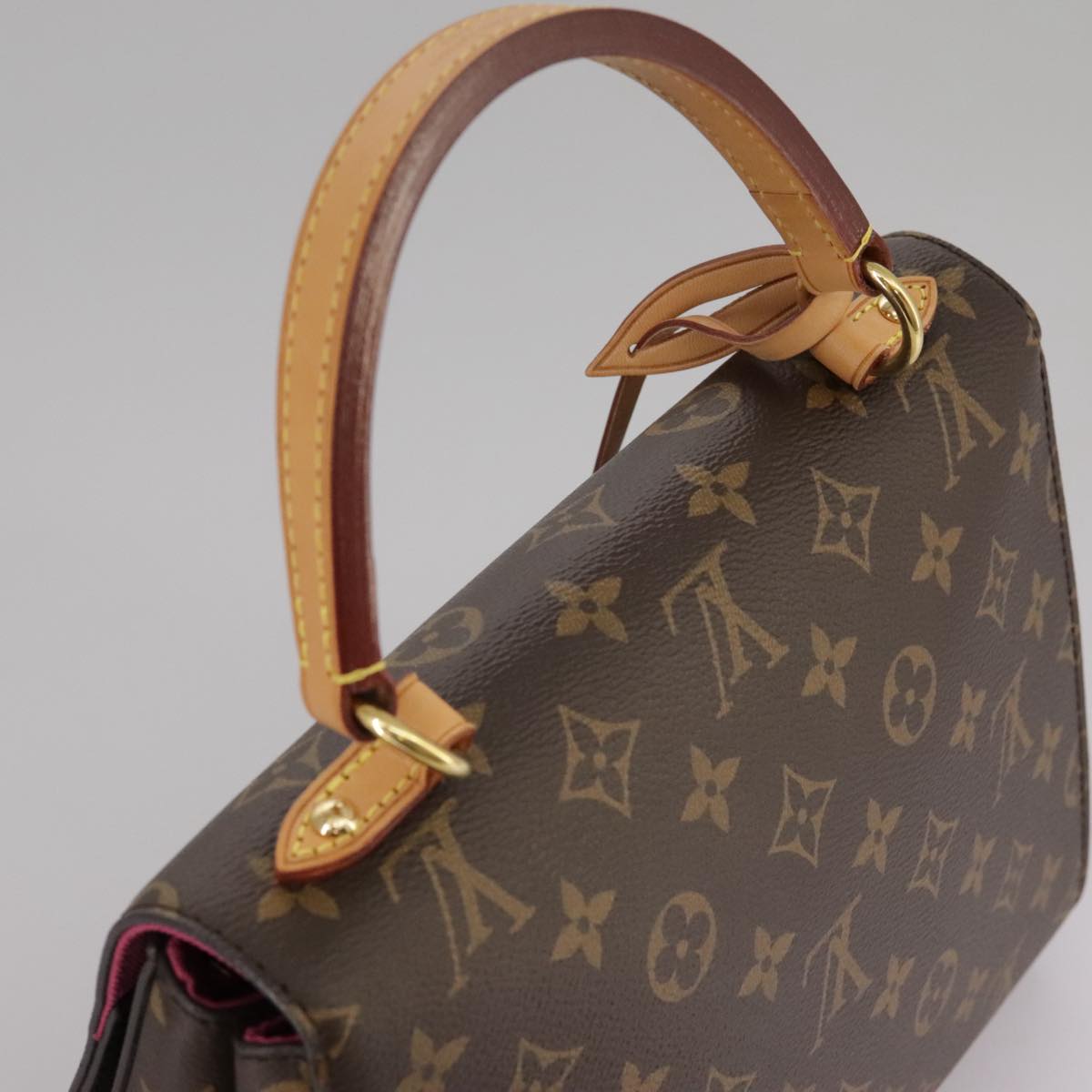 Canvas Cluny Handbag with Dust Bag and Shoulder Strap