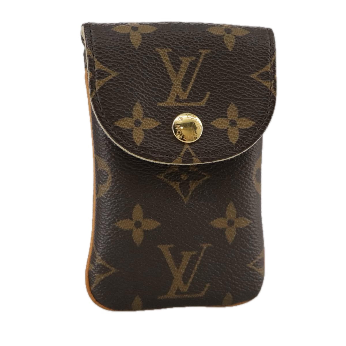 Luxury Canvas Phone Case with Metal Accents