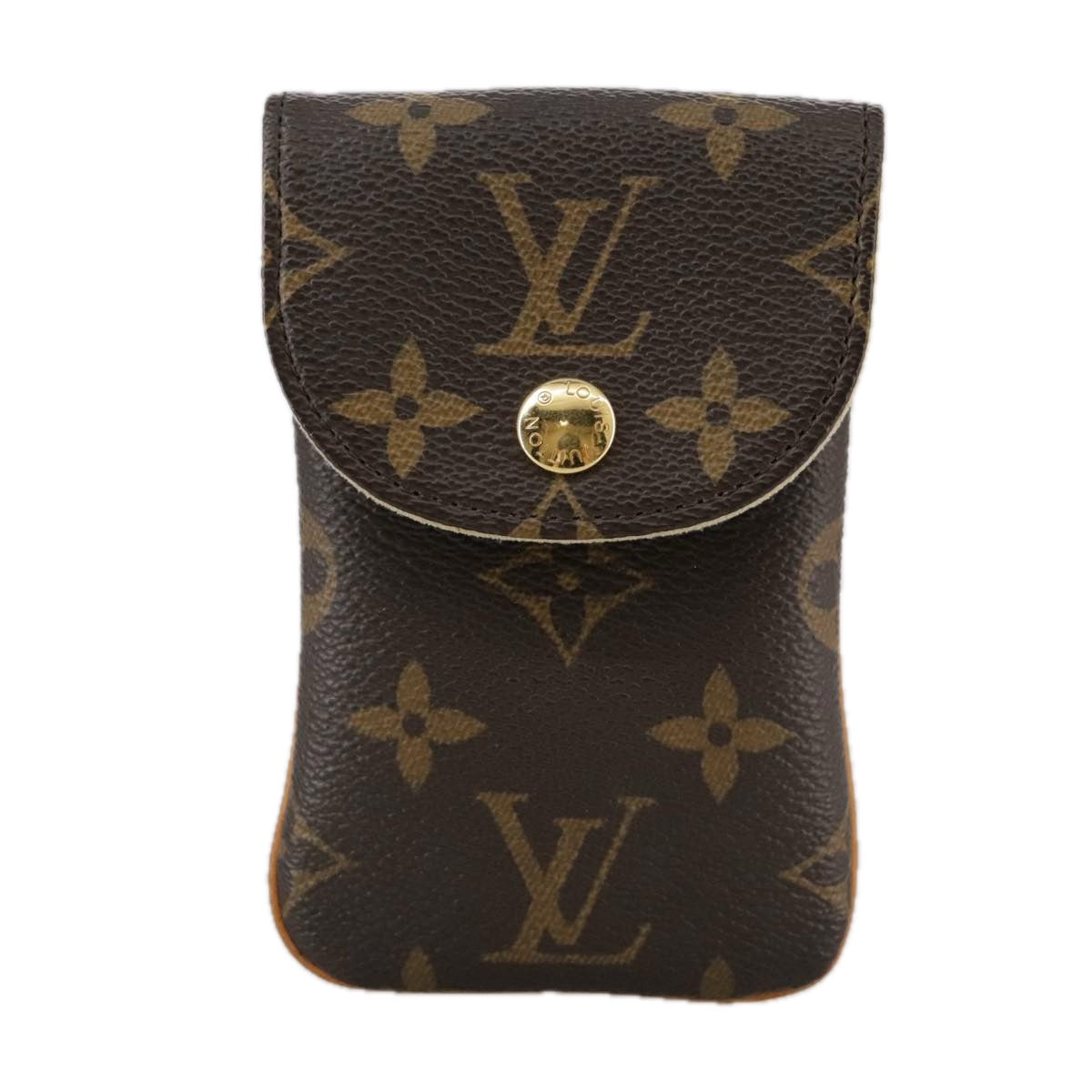 Luxury Canvas Phone Case with Metal Accents
