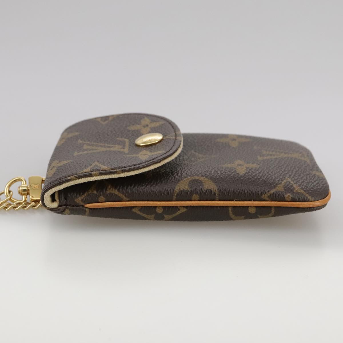 Luxury Canvas Phone Case with Metal Accents