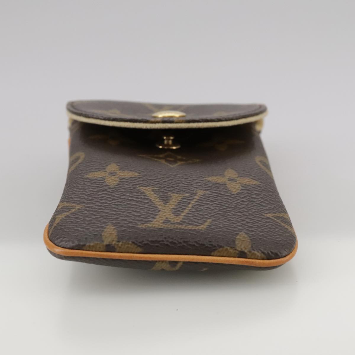 Luxury Canvas Phone Case with Metal Accents
