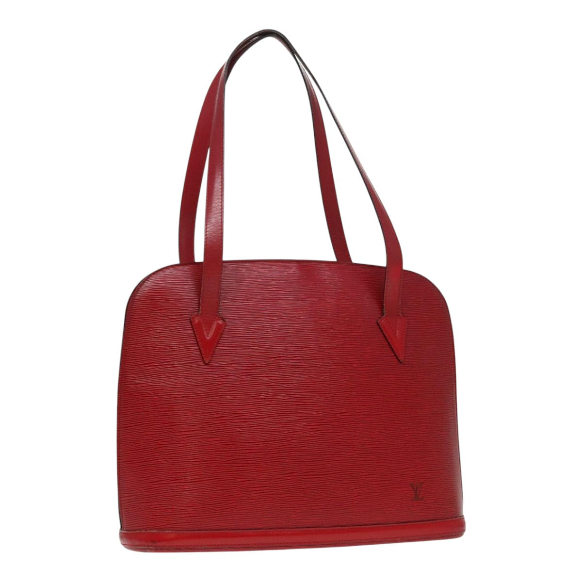 Epi Alma Red Leather Handbag