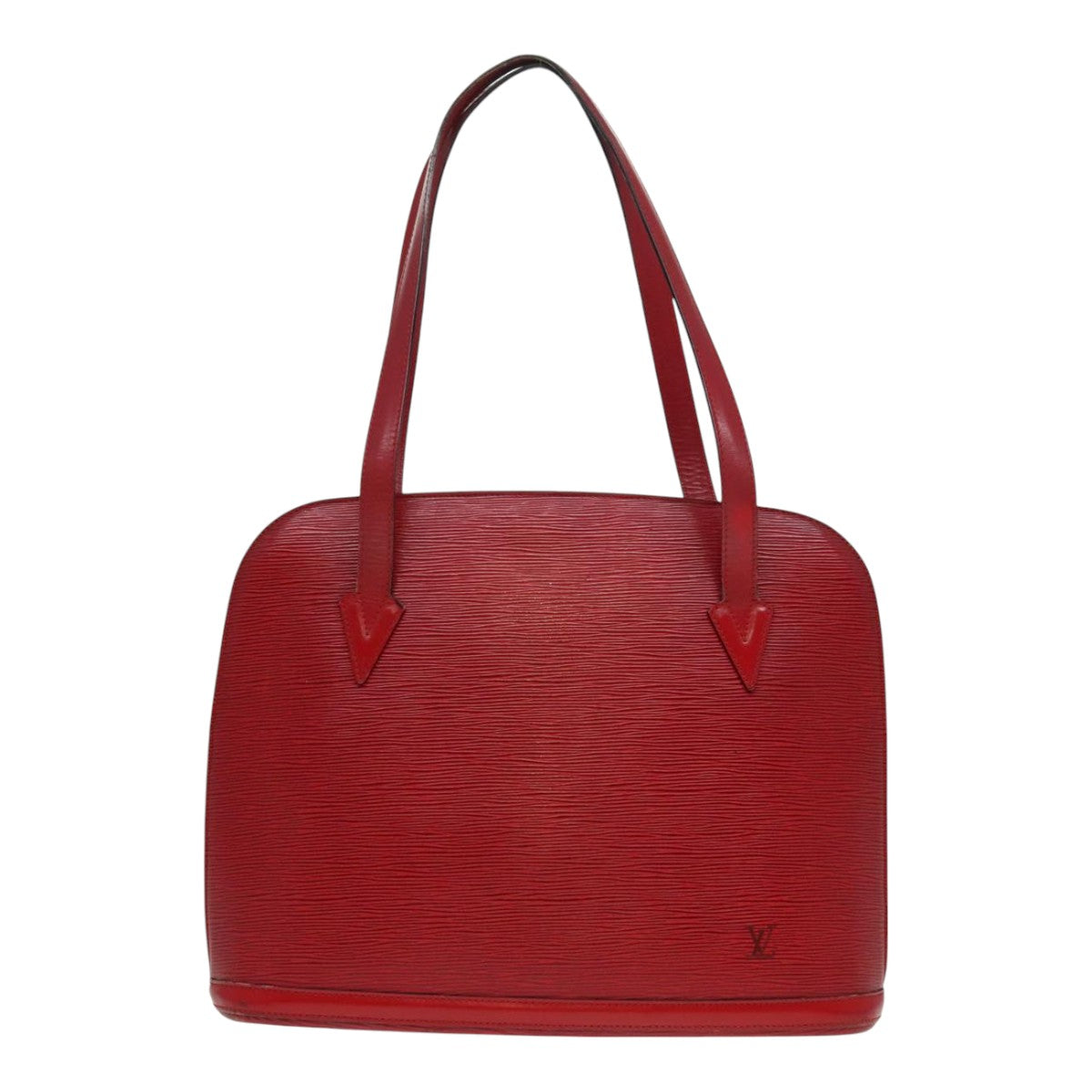 Epi Alma Red Leather Handbag