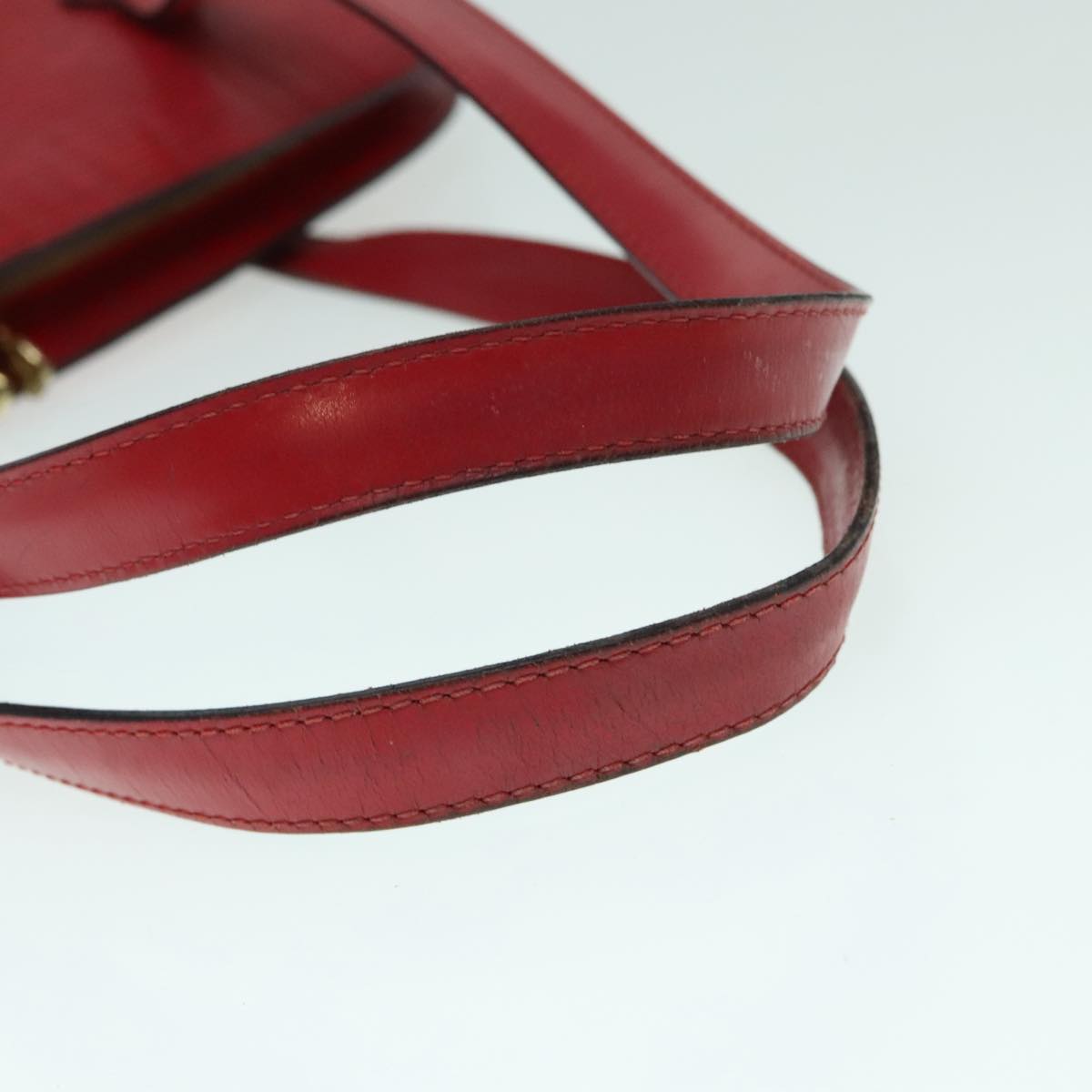 Epi Alma Red Leather Handbag