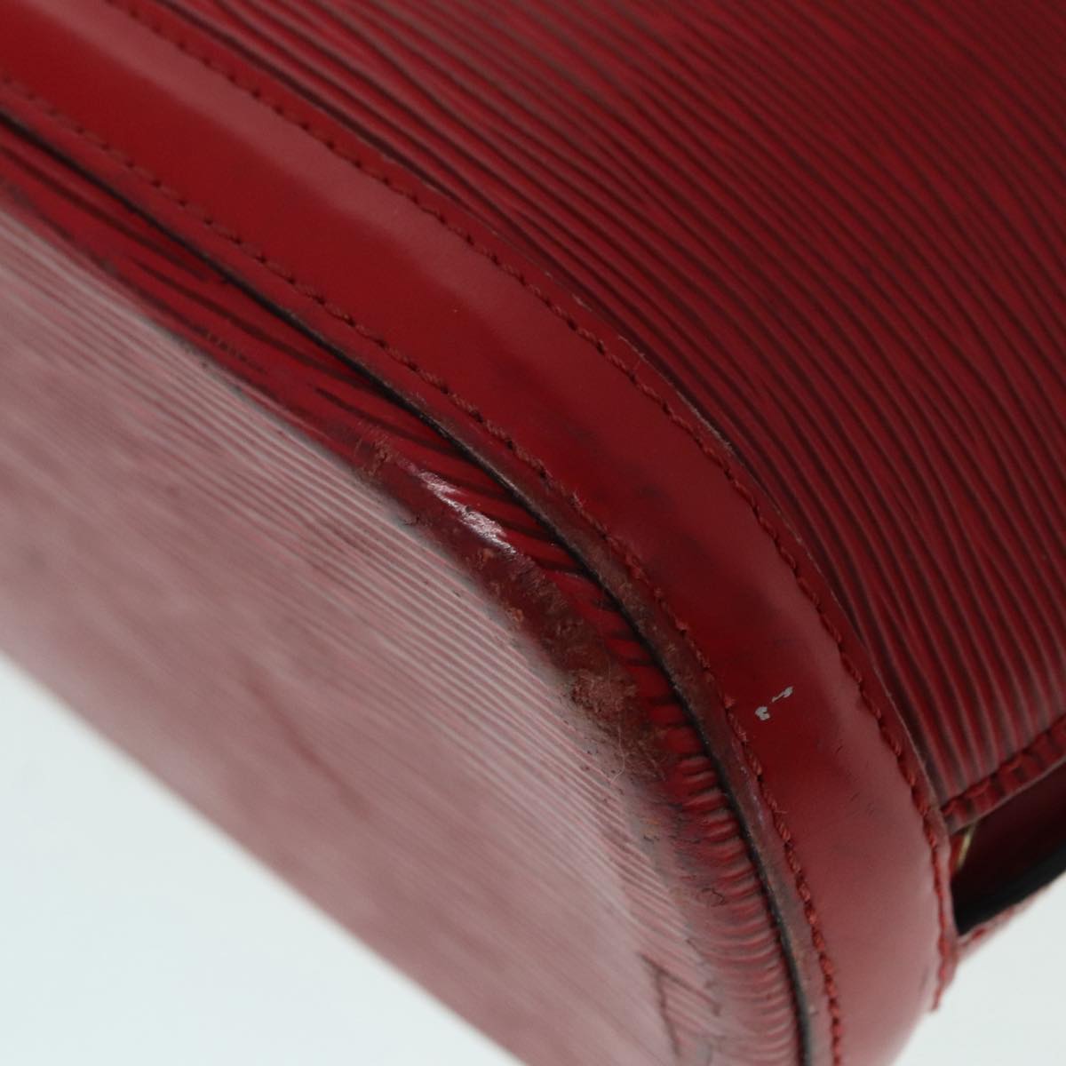Epi Alma Red Leather Handbag