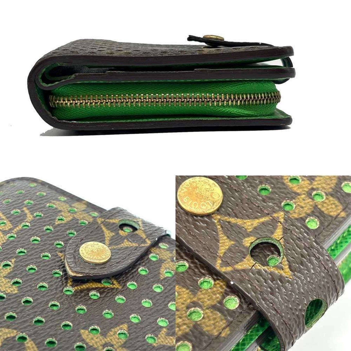 Perforated Wallet LV Monogram Empreinte