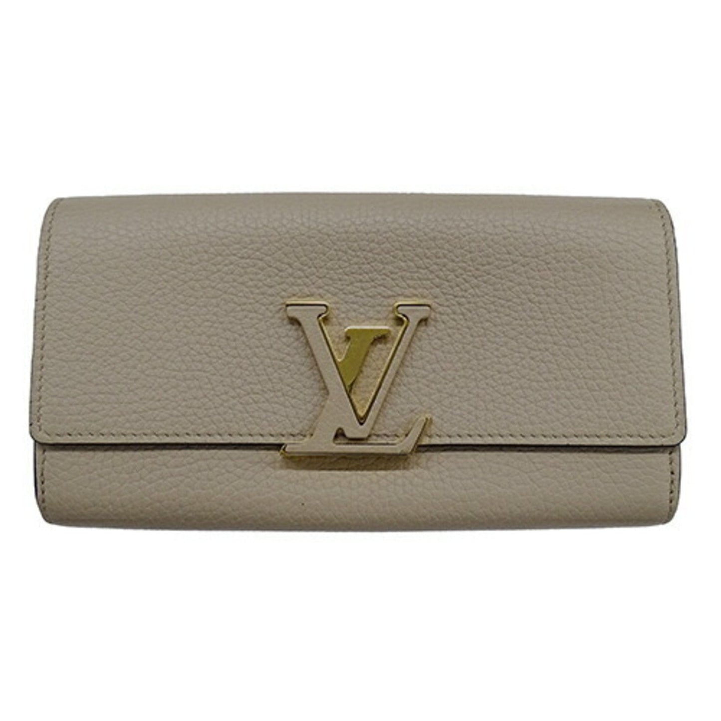 Elegant Leather Capucines Handbag with Minimal Wear