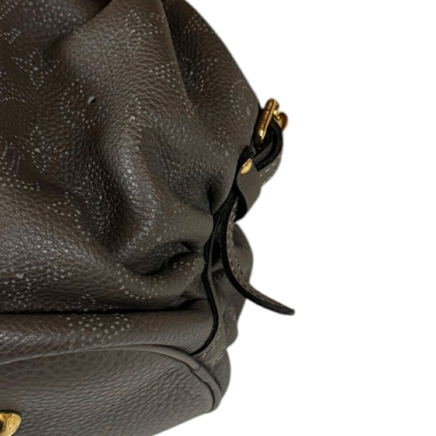 Mahina Leather Tote Bag with Slight Wear and Spacious Interior