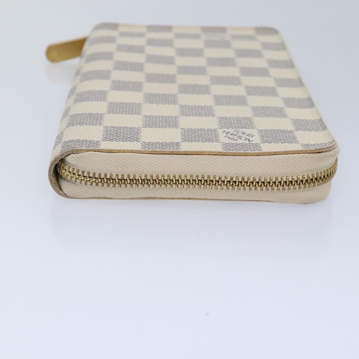 Damier Azur Canvas Zip Around Wallet