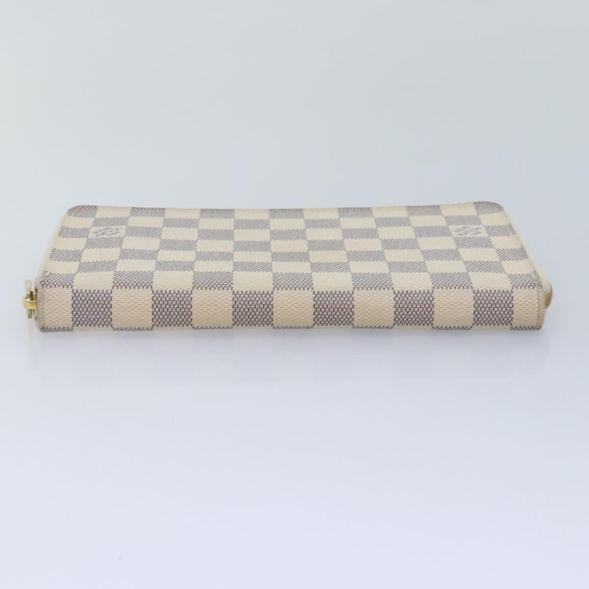 Damier Azur Canvas Zip Around Wallet