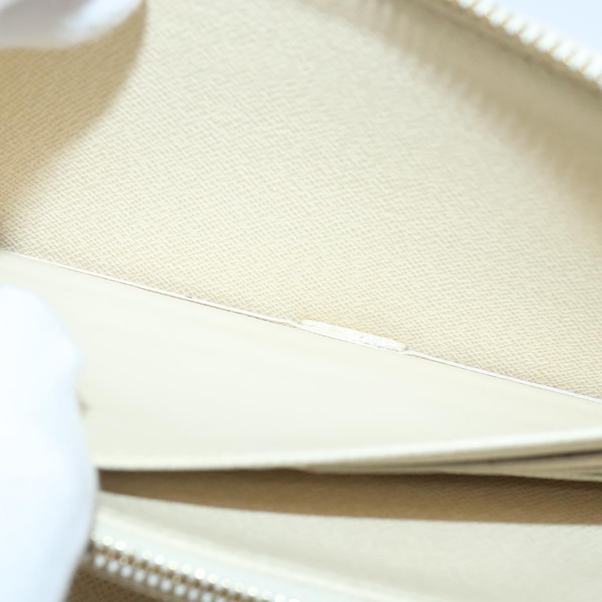 Damier Azur Canvas Zip Around Wallet