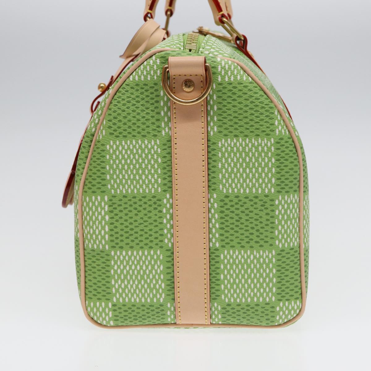 Speedy 25 Lime Green Damier Azur