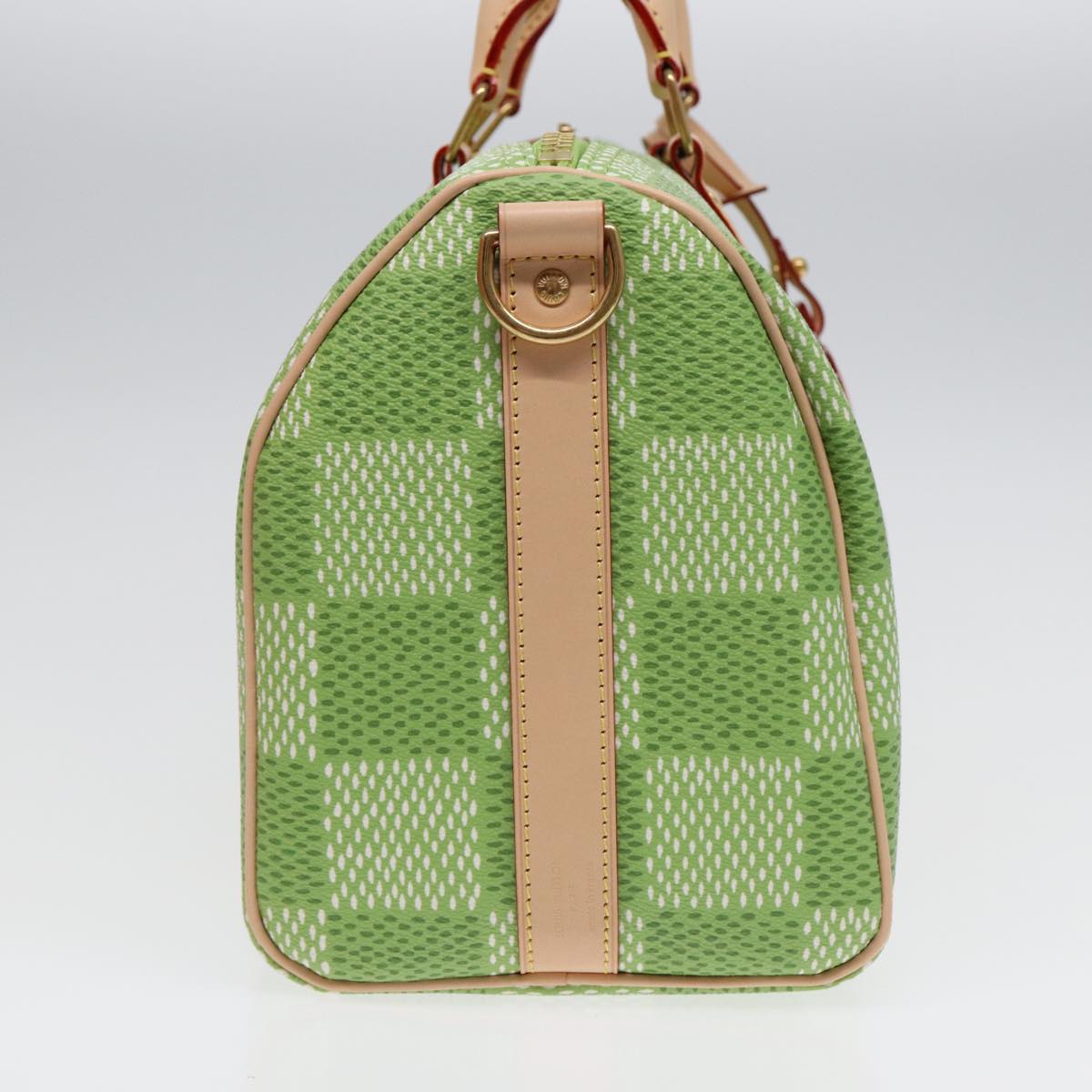 Speedy 25 Lime Green Damier Azur
