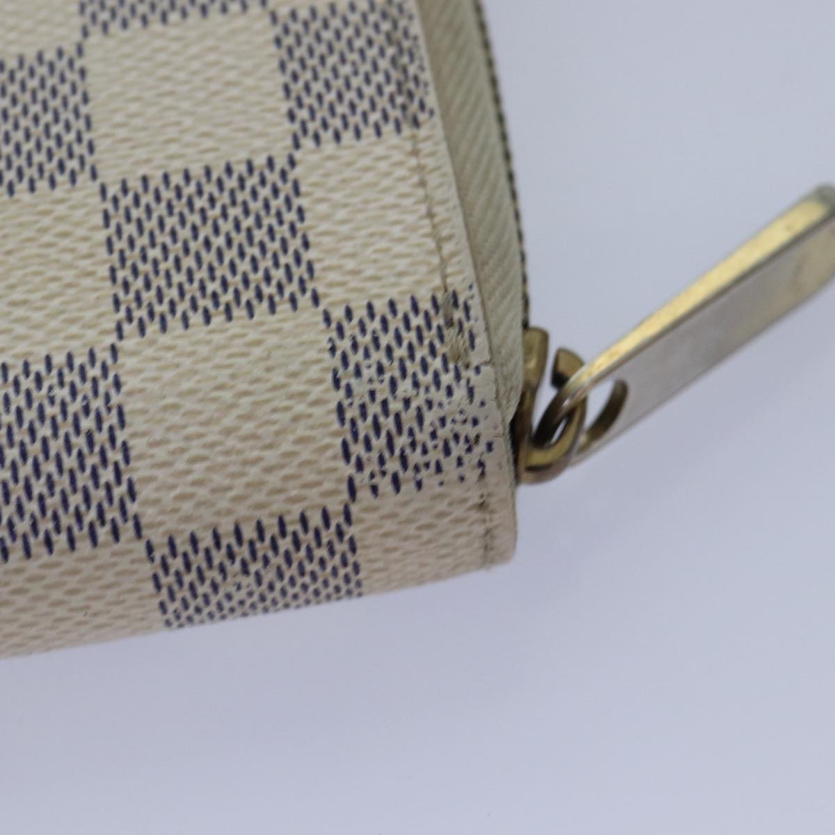 Damier Azur Canvas Zip Wallet N60019