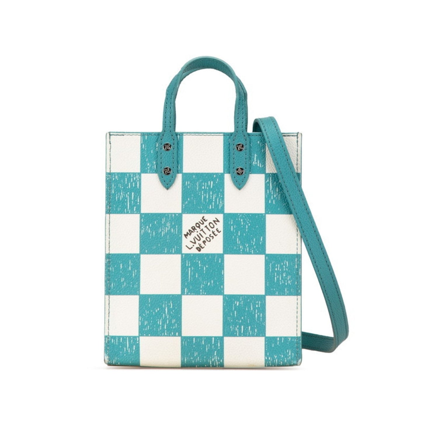Mini Checkerboard Tote Bag LVSE Style