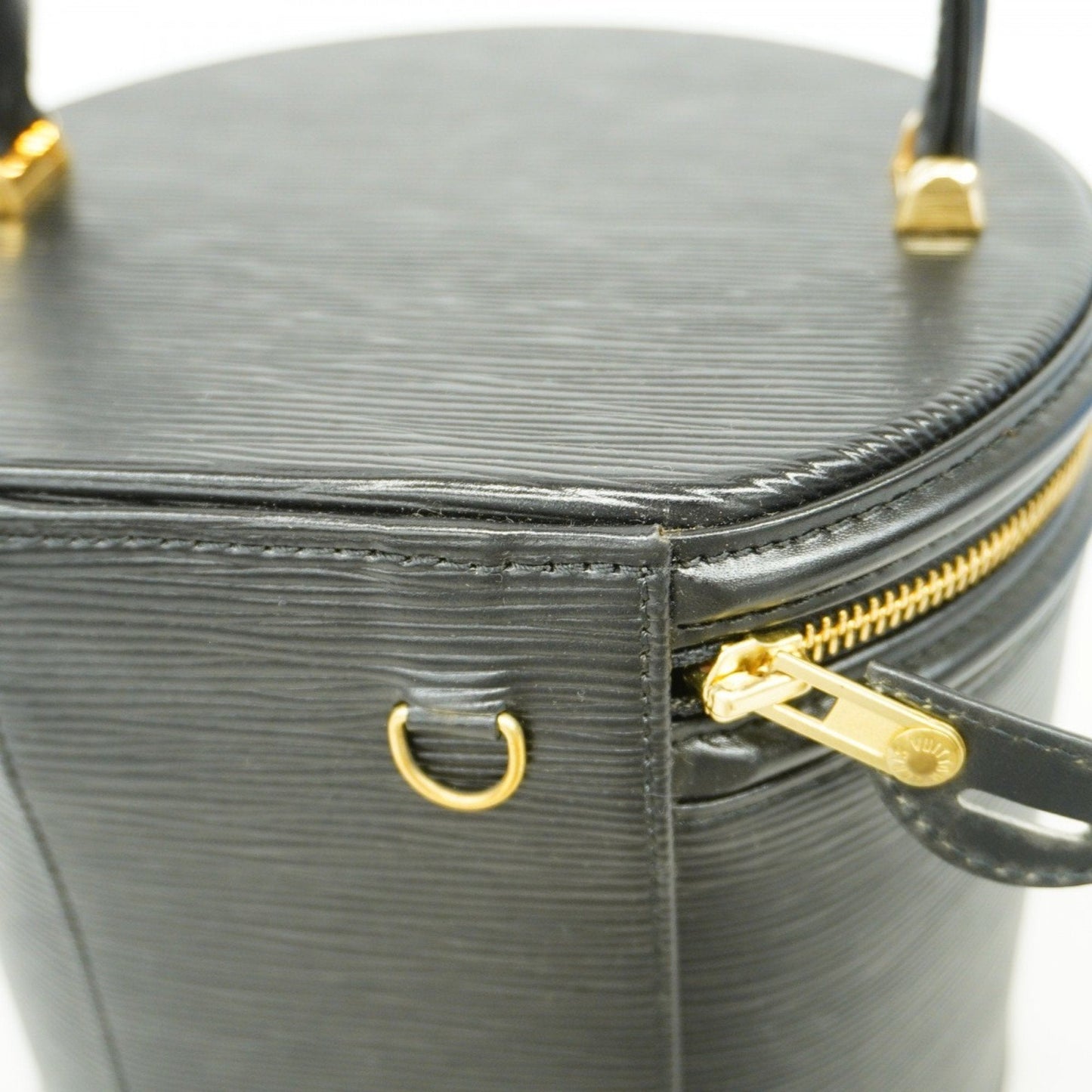 Cosmetic Trunk Epi Leather Handbag