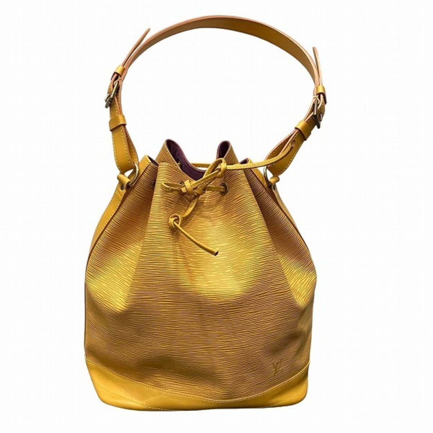 Willow Bucket Bag Yellow Epi Leather