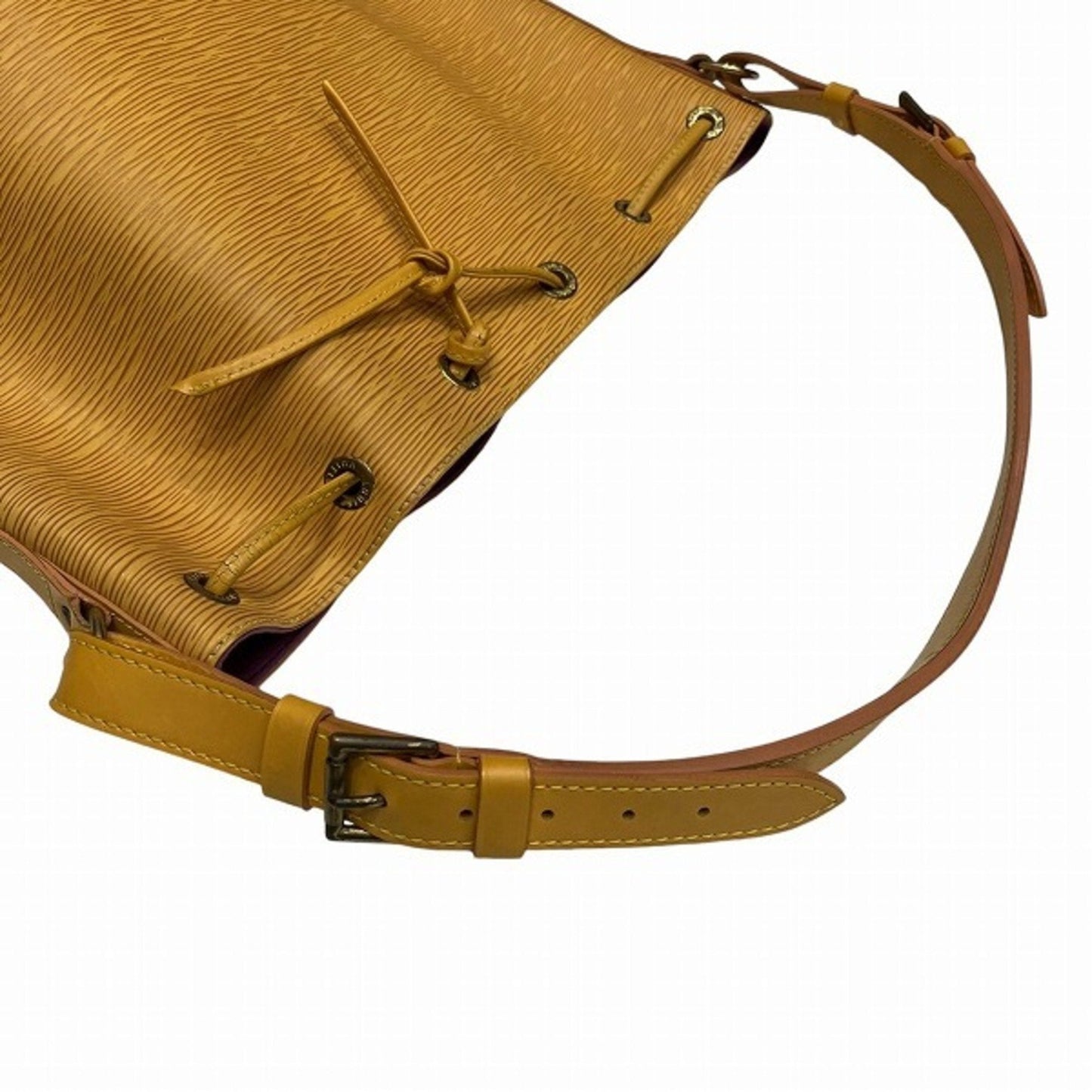 Willow Bucket Bag Yellow Epi Leather