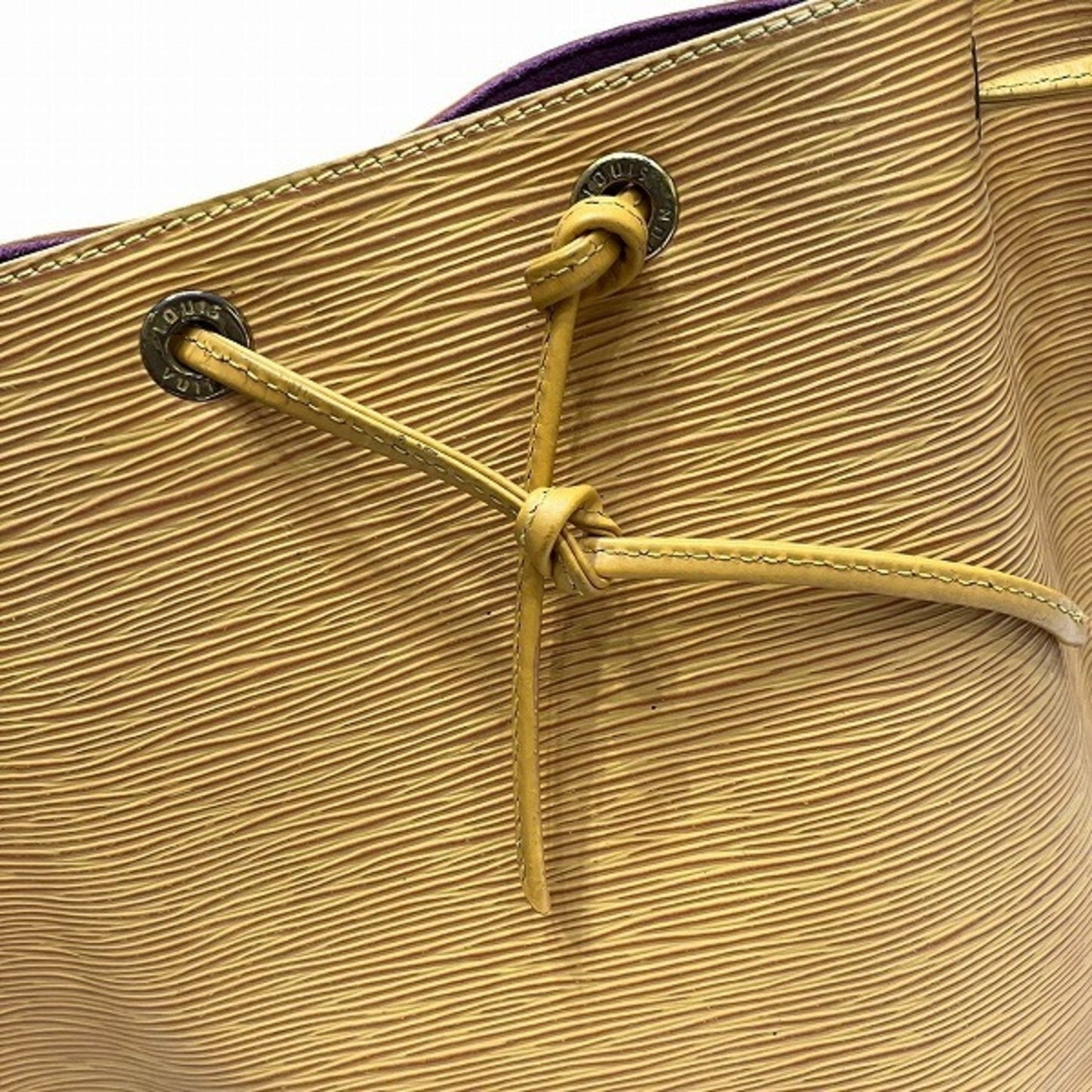 Willow Bucket Bag Yellow Epi Leather