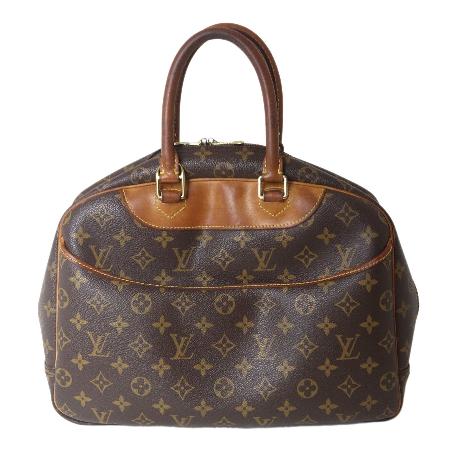 Luxury Canvas Handbag with Signature Details