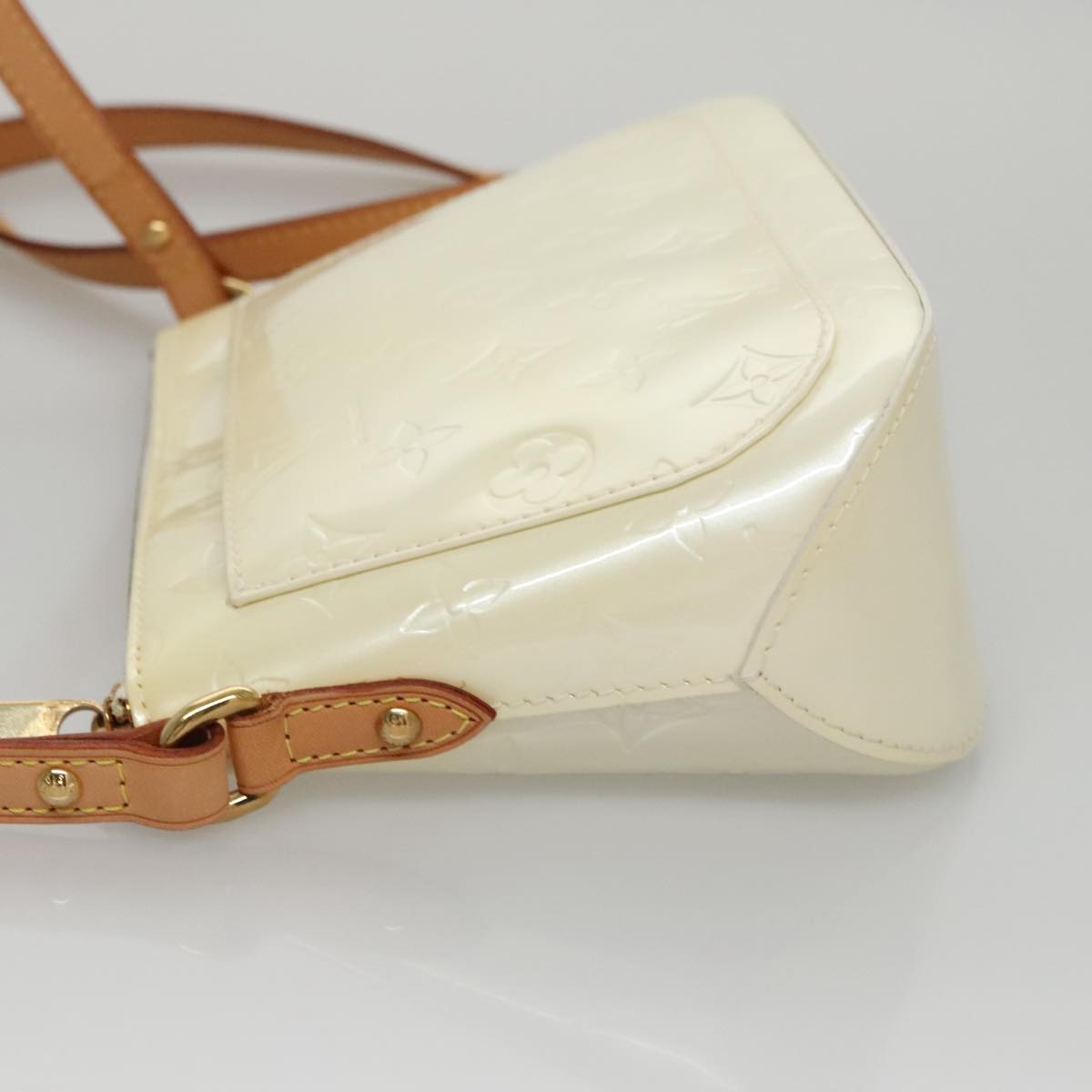 Patent Leather Shoulder Bag with Dust Bag