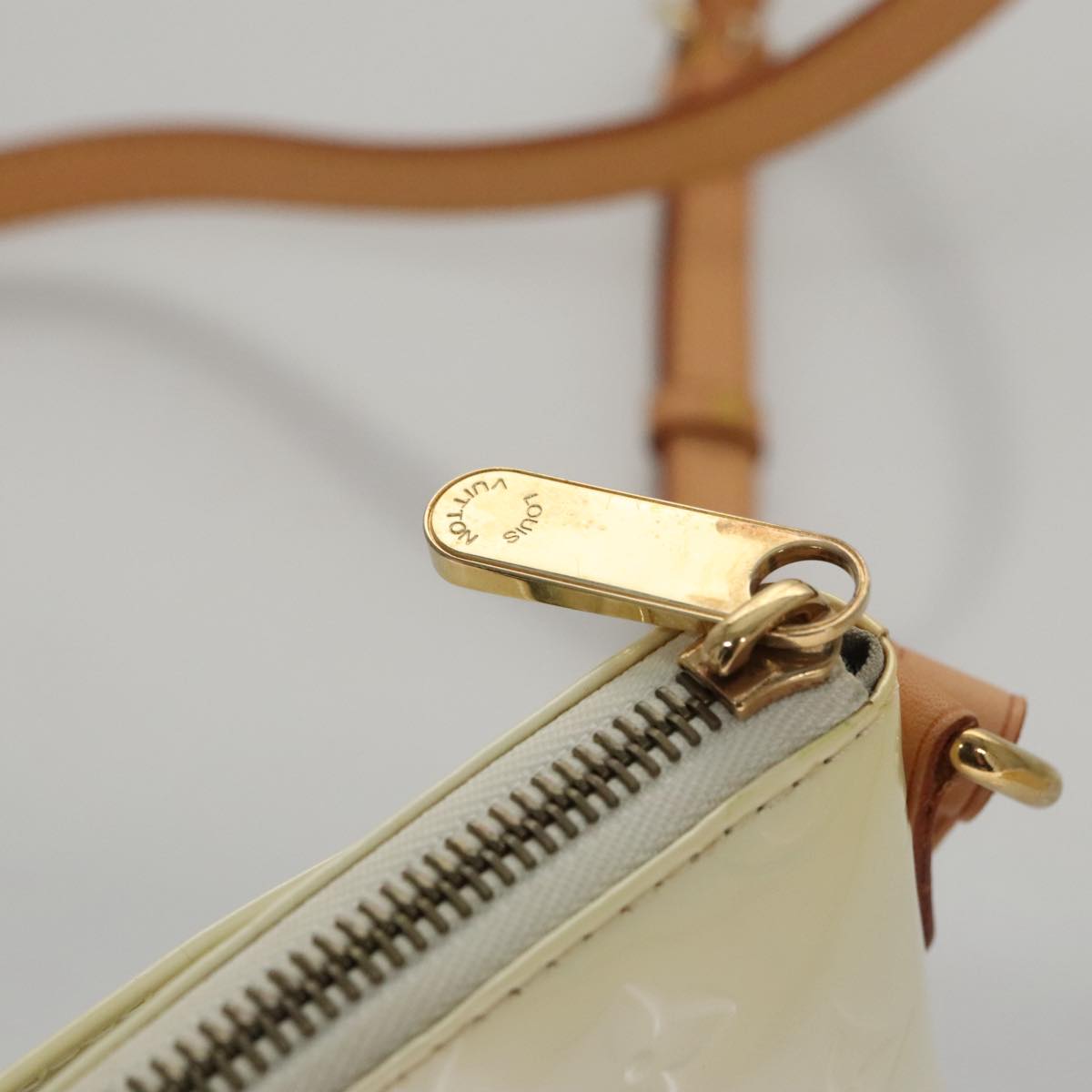 Patent Leather Shoulder Bag with Dust Bag