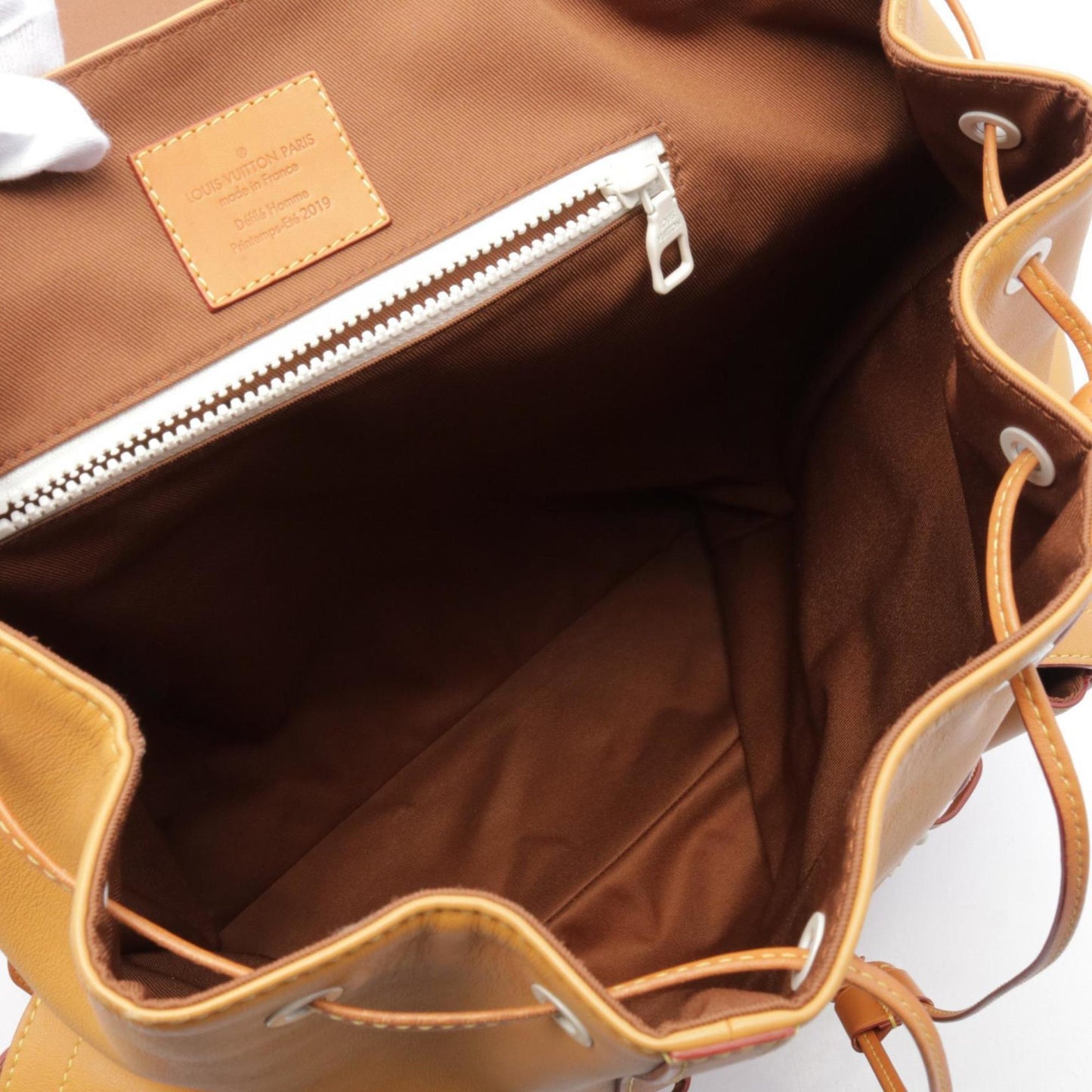 Luxury Leather Backpack with Dust Bag