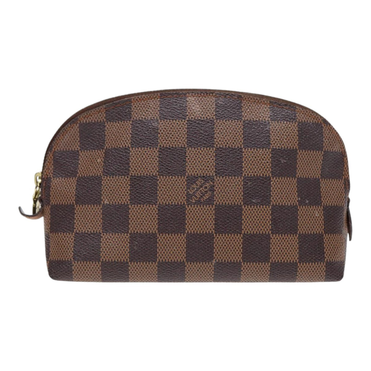 Cosmetic Pouch Damier Ebene Canvas
