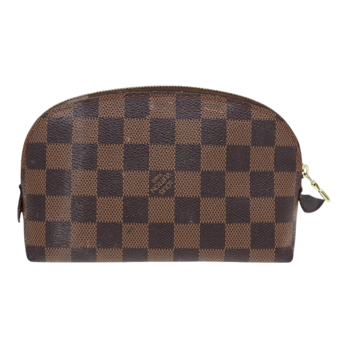 Cosmetic Pouch Damier Ebene Canvas
