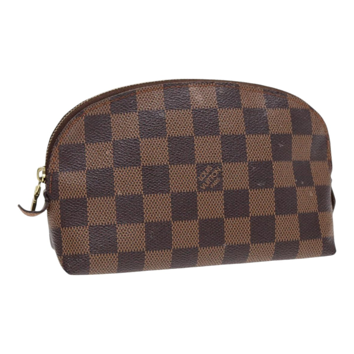 Cosmetic Pouch Damier Ebene Canvas