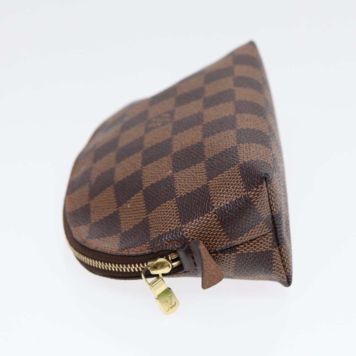 Cosmetic Pouch Damier Ebene Canvas