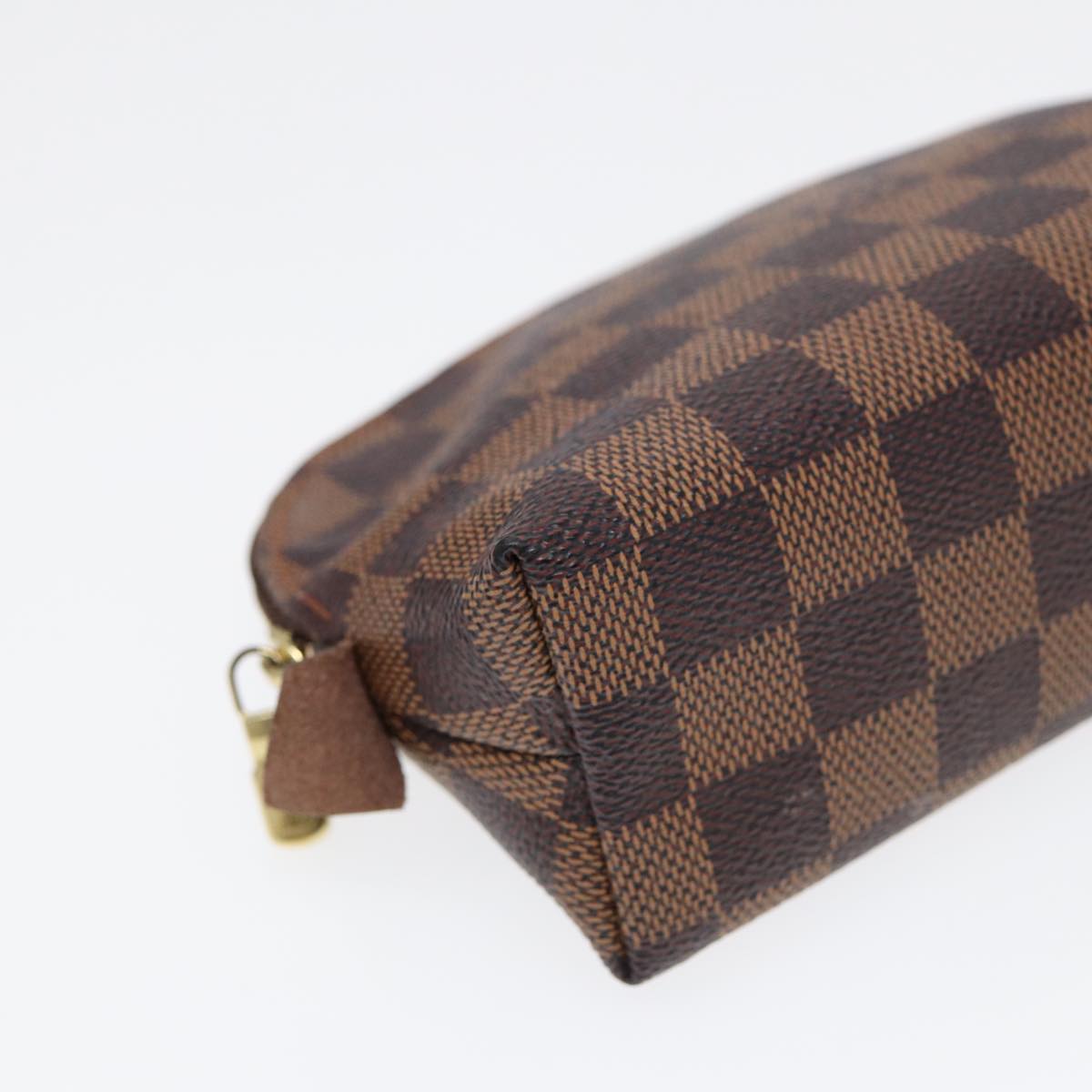 Cosmetic Pouch Damier Ebene Canvas