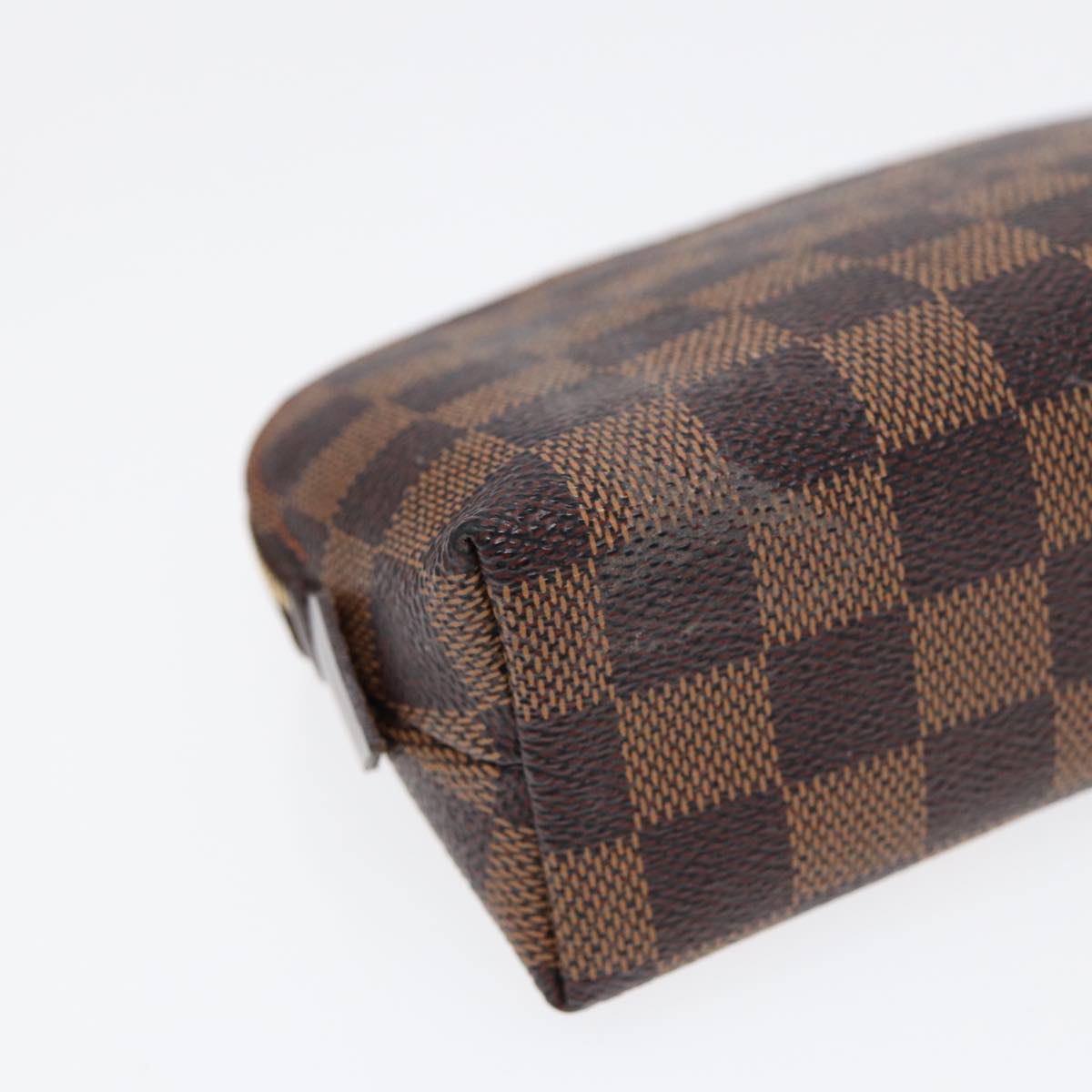 Cosmetic Pouch Damier Ebene Canvas