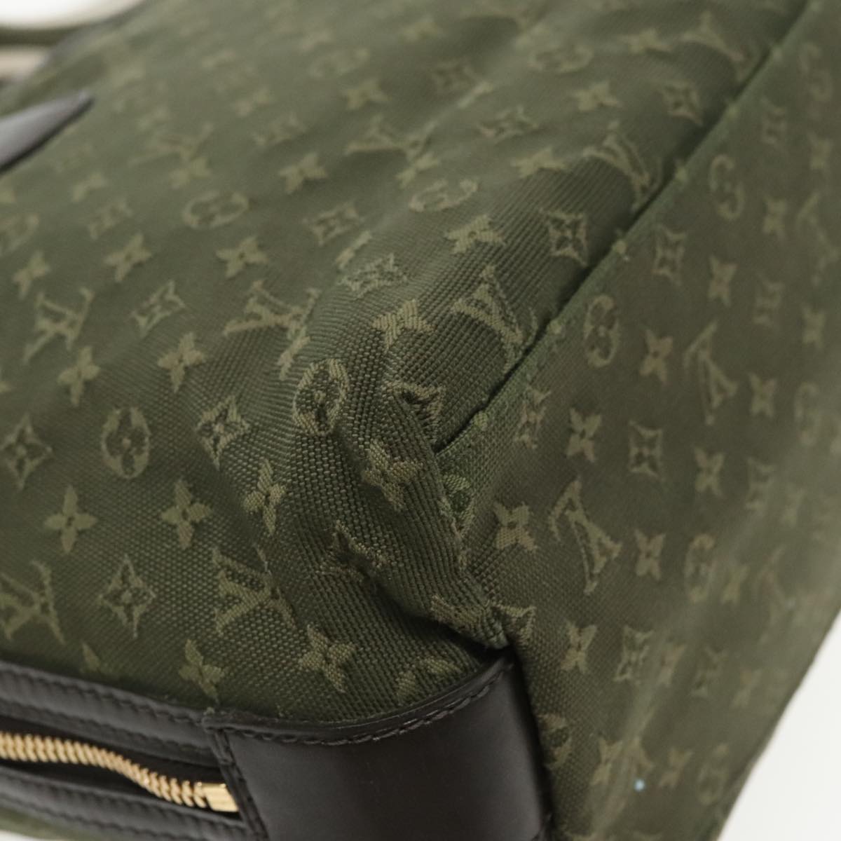 Monogram Canvas Pochette Olive Green