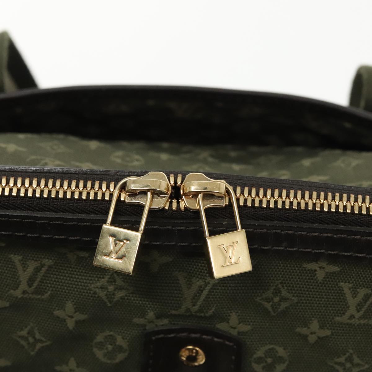 Monogram Canvas Pochette Olive Green