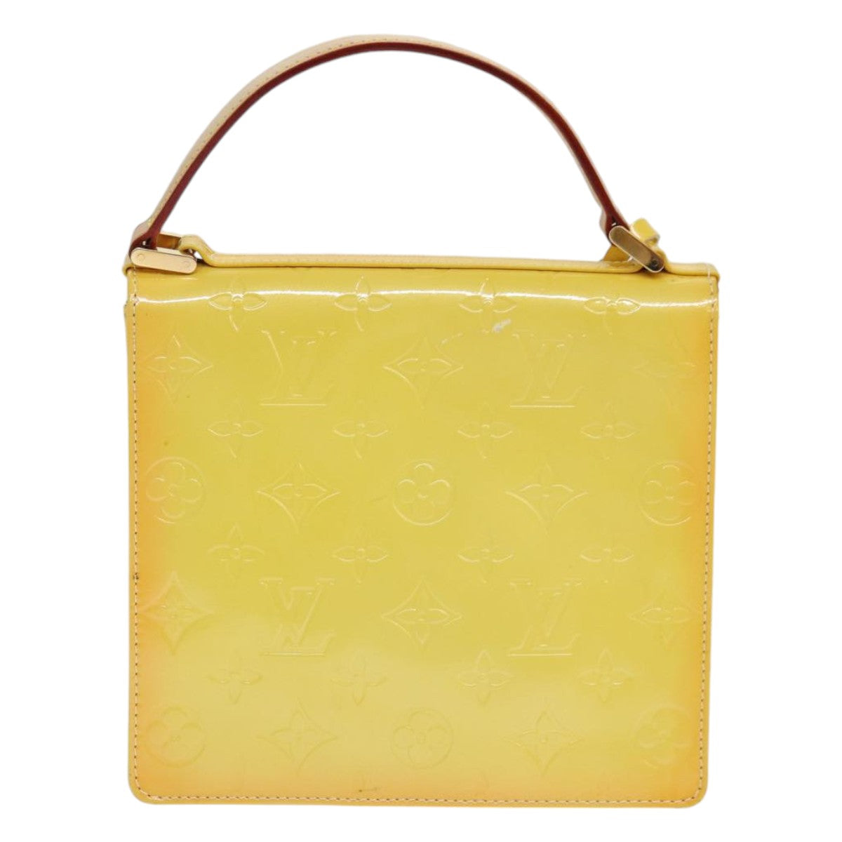 Lockit Patent Leather Handbag Yellow