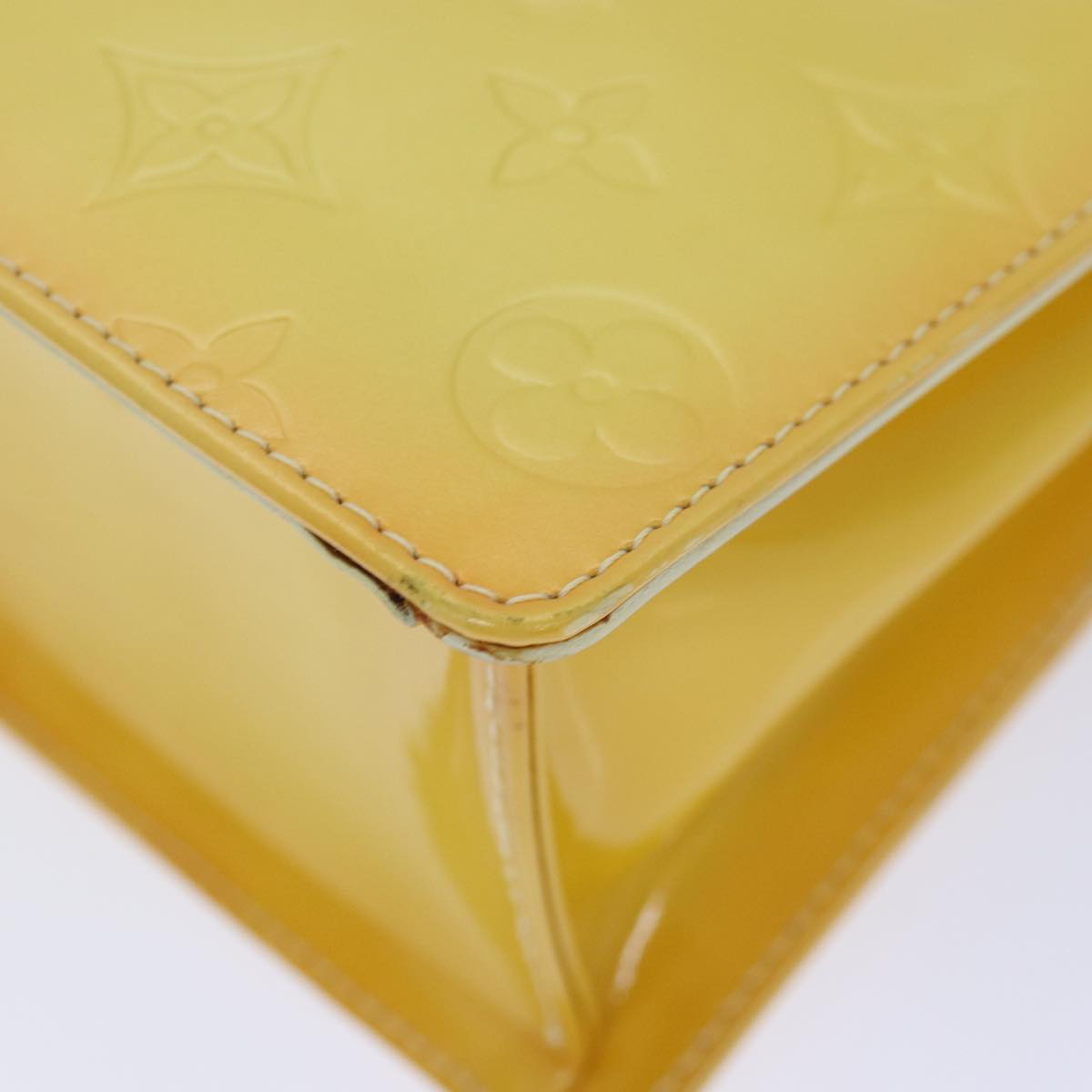 Lockit Patent Leather Handbag Yellow